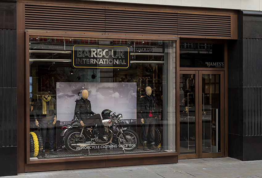 Barbour International Store Launch in 